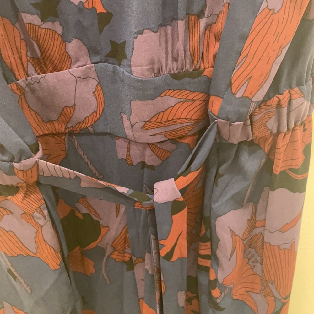 PLUS SIZE 4 X MODCLOTH JUMPSUIT ELASTIC WAIST TIE CAN TIE FRONT OR BACK … - Picture 7 of 12